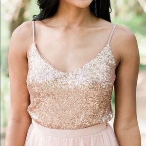 Revelry Ivy Sequin tank top